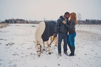 Horse farm engagement shoot!